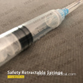 Disposable Safety Retractable Syringe Safe injection